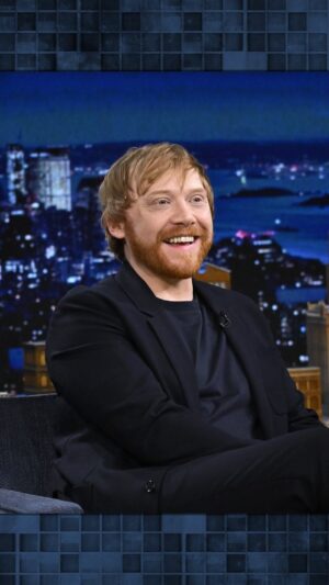 Rupert Grint Instagram - @rupertgrint built a mini @target play store for his 2-year-old daughter. 😂 #FallonTonight