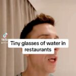 Russell Kane Instagram - Why – why are the glasses in restaurants so tiny when you ask for water? 🙄🤬￼