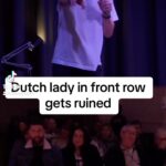 Russell Kane Instagram – Dutch lady in front row gets ruined… 😂 🇳🇱 – recorded at a tiny work in progress preview in the heart of England