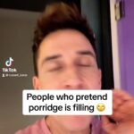 Russell Kane Instagram - People who pretend porridge is filling 🙄#oatmeal #lies