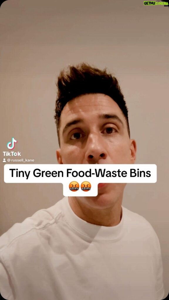 Russell Kane Instagram - Tiny Green Food-Waste Bins 🤬🤬