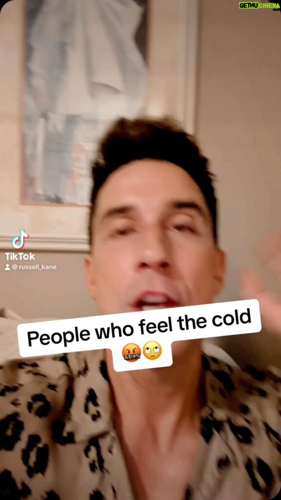Russell Kane Instagram - People who feel the cold 🤬