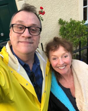 Russell T Davies Instagram - With Melanie - Gwen from Gavin & Stacey! ♥️