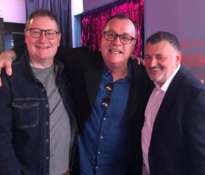 Russell T Davies Instagram - The three showrunners! Chris Chibnall, RTD, Steven Moffat ♥️