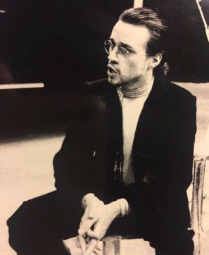 Russell T Davies Instagram - Me, as Trofimov, in The Cherry Orchard, 1985 @shermantheatre #flashbackfriday