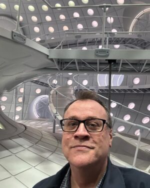 Russell T Davies Instagram - Today, at work! ♥️ @bad_wolf_tv @bbcdoctorwho @bbciplayer @disneyplus