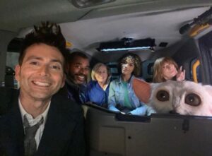 Russell T Davies Instagram - 9m viewers so far, officially, THE STAR BEAST, on iPlayer and Disney+ worldwide now! Meep meep! @bbcdoctorwho ♥️♥️➕🐰