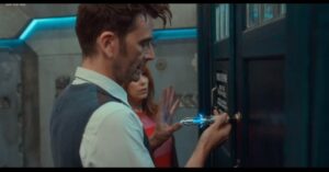 Russell T Davies Instagram - And what… was THAT? 🤔 The subtitles say ‘whirring.’ It’s not, the script says it’s a groan. A groan..?! As the Doctor says, “Strange…”