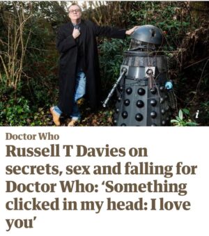 Russell T Davies Instagram - In the Guardian today @guardian