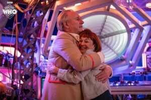Russell T Davies Instagram - The Doctor and Tegan meet again! ♥️ And face some difficult memories from the past. Companions from the 60s, Steven and Vicki, find themselves back on board the Tardis with a very special wish. While Jamie and Zoe can’t possibly remember each other after their memories were wiped… or can they? Jo Grant’s got a very important message for Clyde Langer. The Seventh Doctor and Ace need to face some fundamental truths. While the Sixth Doctor and Peri are reunited after so many years… but with anger, or joy?
.
TALES OF THE TARDIS, on the BBC iPlayer on November 1. Original casts, lovely scripts, it’s enormous fun but bring a hanky, it’s devastating! I am so proud of this, and these wonderful actors. Brilliant work from producer @scotthandcock1984 and director @joshua.mg.thomas ♥️ Beautifully scored by @i_is_sam. The official Whoniverse starts here! @bbcdoctorwho @bbciplayer @doctorwho_magazine. I’ve no news whether these will ever be available abroad, sorry - right now, they’re iPlayer only, for BBC licence-fee payers 😘 Happy 60th! X