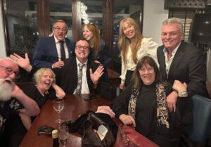 Russell T Davies Instagram - I’ve been friends with this lot for nearly 50 years! All members of the West Glamorgan Youth Theatre. We gathered for the funeral of its founder, Godfrey Evans, a magnificent man who changed our lives. Sad but wonderful day. @wgytc ♥️ photo by @dibotcher!