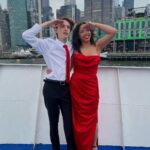 Ruth Righi Instagram - who said online school kids don’t go to prom? (swipe to see a sneaky shot someone took of luke murdering the dance floor)