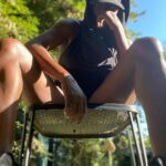 Rutina Wesley Instagram - SWIPE👉🏿 Just cuz my friend gave me a hat, which I love….annnnd this is what happened. #ASeries #InsideOutside #LilDimpDimp #LilTumTum #StGermain5’s #SlimThick #LivingInMyMidFortyERA