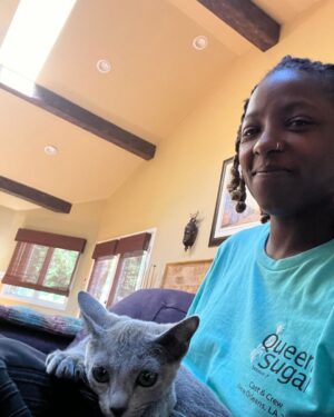 Rutina Wesley Instagram - Queen sugar is here!!! Ms. Nova Bleu….that first slide is her watching Isla, that’s been her main focus and that 2nd slide, well that’s her reaction to Isla in the room. She was like “Nah son, get your dog, get your dog son!” 😂😂😂