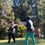 Rutina Wesley Instagram - I may be tired but I keep pushing to the end 💪🏿💪🏿💪🏿….#MuayThai