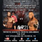 Ryan Parmeter Instagram - You were my brother,best friend and my best man. Now we’re settling shit in the ring once and for all. This one is #personal. And we settle the score @iwrworld #21 #ascension -who will rise? 🤘🏻💀🤘🏻 #brothers #michigan #battle #weapons #monroe #familytime #familylife #familyfirst #conspiracy #hell #tables #ladders #chairs #leggos 🔥🔥Get your tickets🔥🔥 https://www.purplepass.com/#254133/Insane_Wrestling_Revolution-Insane_Wrestling_Revolution's_IWR_21-Ascension-Robert_A_Hutchinson_FOP_Lodge-June-15-2023.html Monroe, Michigan