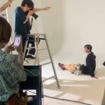 Ryo Sato Instagram - みんなのアイドルちゃん🐕‍🦺💚 撮影風景をチラ見せ✨ 　 #本日のぶぶさま通信 #ぶぶT #callmebubu