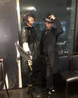 Ryo Yokoyama Instagram - ハッピーハロウィン🎃
ということで昨日、古原さんと一緒にハロウィンパーティーに行ってきました！
仮装なんて幼稚園生の頃以来でテンション上がるやらなに着れば良いかわからないやら。
古原さんはFFのノクティス、僕は最終的にギャング？ジャズマン？的ななにかにしました。
#ハロウィン