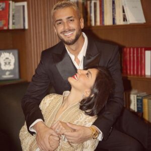 Saad Lamjarred Instagram - Happy Birthday and Happy Anniversary to my incredible wife! Standing by me through thick and thin. I'm so grateful for your love and support. Here's to many more years of happiness together. Love you endlessly! ❤️🎉 #Birthday #Anniversary #Love #Grateful الله_ينصر_سيدنا#saadlamjarred1 #love_my_fans_forever_and_ever @zackary.art @issamwachma @hind_lamtiri