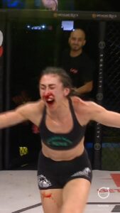 Sabina Mazo Instagram - Current LFA Women’s Flyweight World Champion @SabinaMazo is your nominee no. 2 for the #LFAAwards Fans’ Choice Female Fighter of the Year! 🗳️: Cast your vote by commenting on this highlight and filling out the survey monkey link in our bio.