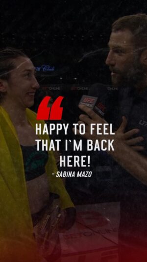 Sabina Mazo Instagram - “Happy to feel that I’m back here!”

🎞️ @SabinaMazo | #LFA164 👑