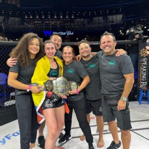 Sabina Mazo Instagram - Victoria!!!
GRACIAS A TODOS POR EL APOYO. Una victoria que me la gocé. #bichotaseason
-
@lfafighting 
@blackhousemma 
@drjasonpark 
@boltwrestling 
@leowsouza1 
@rogeriocamoes 
@catiaclaro_nutri 
@fitness.ledesma 
@pieralafiera 
@jacqueline.cavalcanti 
@rancho_meladuco_date_farm 
@tru_md 
@readyfitgo_cali
@checkmathq 
@leovieirabjj