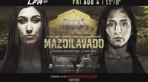 Sabina Mazo Instagram - My next fight is august 4th for the @lfafighting belt 125lbs.
I’m excited to fight again and put in a performance. Thanks to everyone that is  envolved. 
-
Mi próxima pelea será el 4 de agosto por el cinturón de @lfafighting de 125 lbs. 
estoy muy feliz y emocionada de regresas a pelear. Gracias a todos los que están involucrados. 
#mazotime
@blackhousemma 
@jorgeguimaraes 
@jacqueline.cavalcanti 
@edsoarespro 
@boltwrestling 
@drjasonpark 
@leowsouza1 
@rogeriocamoes 
@catiaclaro_nutri 
@ledesmateam 
@rokfit 
@readyfitgo_cali 
@rancho_meladuco_date_farm