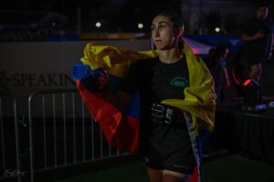 Sabina Mazo Instagram - Ese momento de ir hacia el octágono es muy emocionante. Difícil de describir pero sin duda muy único. 

(La cuarta foto es mi favorita y la tuya!?) 

-
That moment of walking to the cage is so unique. It’s a lot of emotions and sensations at the same time. 

(My favorite is the fourth one and yours!?)
@lfafighting #lfa164