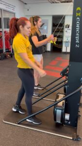 Sabina Mazo Instagram - A little bit about our training today at the @ufcpi 🔥 #ufc #mma #conditioning #strengthtraining #ufcpi #strong