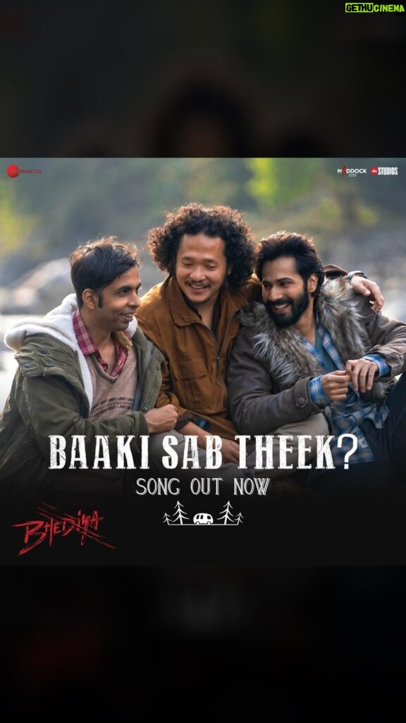 Sachin Sanghvi Instagram - Toh batao, #BaakiSabTheek? 😉 🐺 ka road trip song out now! #25KoBhediya #Bhediya @varundvn @kritisanon @deepakdobriyal1 @nowitsabhi @paalinkabak @amarkaushik #DineshVijan @nirenbhatt @jigarsaraiya @amitabhbhattacharyaofficial @vijayganguly @maddockfilms @officialjiostudios @zeemusiccompany