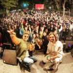 Sachin Sanghvi Instagram - @quovadisiift .... yesterday was magic .... we can perform sing dance our hearts out .... but magic comes from your warmth and your love. #iiftdelhi you have my heart #sachinjigar #sjlive Styled by @iammadhardik Pics by @karanghoda @karanghodapictures @realmeindia IIFT, New Delhi