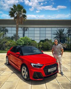 Sadri Skander Instagram - Ce soir c’est Nouvelle Audi A1 S-Line 🇹🇳 💰Prix à partir de : 118 000 DT 💰Prix du modèle essayé S Line : 130 000 DT