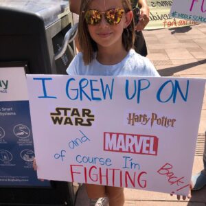 Saffron Burrows Instagram - #climatestrike #fridaysforfuture #youth downtown LA