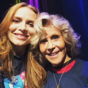 Saffron Burrows Instagram - @janefonda @whenweallvote #telethonforamerica