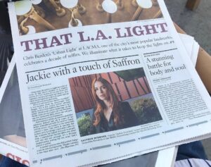 Saffron Burrows Instagram - …interview about Jackie @TheWallisBh previews begin Thursday #JackieUnveiled @latimes @bigmac857 #KirkMcKoy