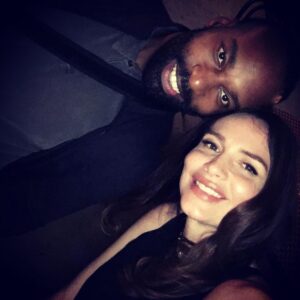 Saffron Burrows Instagram - with wonderful Baron Davis @monreaux85 at work tonight... @mitjamazon #mozartinthejungle #mozartinthejungleseason3