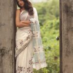 Sahana Sarvesh Instagram - Pursuit of simplicity 🕊️ . . Shot by @sat_narain #portrait #sareelove #portraitphotography #sareeindia #ethnic #ethnicwear #sareenotsorry #sarees