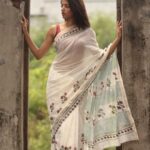 Sahana Sarvesh Instagram - Pursuit of simplicity 🕊️ . . Shot by @sat_narain #portrait #sareelove #portraitphotography #sareeindia #ethnic #ethnicwear #sareenotsorry #sarees