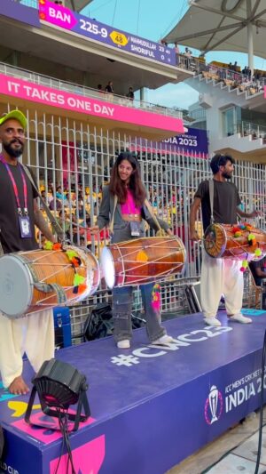 Sahana Sarvesh Instagram - My first worldcup experience! 😍 
Big thank you to @meta @anderson.samuel.r for the opportunity :)) 

#icc #cwc2023 #cwc23 #metasuper50 #cricket #cricketlover #cricketlovers #newzealand #bangladesh