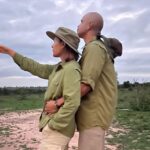 Salli Richardson-Whitfield Instagram - Merry Christmas from the motherland. @alldondre @parker.whitfield South Africa is a dream come true. #safari Johannesburg, South Africa