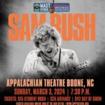 Sam Bush Instagram – All you folks in Boone, NC! Save the date, March 3rd, because Sam and band are coming to The @apptheatre! Presented by Mast Store Americana Music Series, the show kicks off at 7:30pm. Tickets on sale now! Tkts & info: https://www.apptheatre.org/events-and-tickets/sam-bush 

#sambush #sambushband #newgrass #bluegrass #boone #northcarolina #appalachiantheatre #maststore