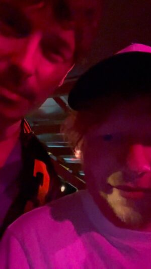 Sam Palladio Instagram - Epic night. Thanks @teddysphotos you’re a gem. Got to hear Ed’s beautiful new record top to bottom at @tabernacleatl with an amazing band. @markpusey rocked the drums @cassadeepope