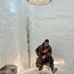 Sami Jakobsson Instagram - Inte ofta det är varmare utomhus än inomhus 😂🥳🧊 ICEHOTEL
