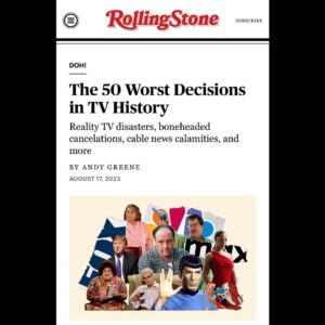 Samm Levine Instagram - We’re number one! We’re number one! Wait… is that a good thing? Eh, either way, thanks #AndyGreene and @RollingStone!!