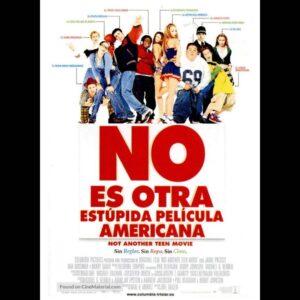 Samm Levine Instagram - Happy 20th anniversary to Not Another Teen Movie! It was my first on camera role in a feature film, and I’m eternally grateful to @galley101 for offering me the gig. I’m blown away by how often I still get asked about this movie. I guess having a naked @chrisevans makes a film more memorable! 
.
.
To celebrate its birthday, please enjoy these posters from around the world where “Not Another Teen Movie” does NOT translate well…
#WeShouldHaveCalledItSexAcademy