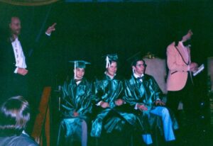 Samm Levine Instagram - Thanks for all the birthday love! Here are some pics from my 18th birthday, which also happened to be the Freaks & Geeks wrap party. Seth, Martin and I were all finishing high school that year, so Judd, Paul and Gruber secretly planned us a little “graduation” ceremony that night. I’m sure I’ve got that diploma somewhere. #ItWasTwentyYearsAgoToday