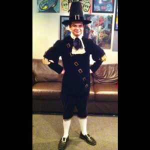 Samm Levine Instagram - Happy Thanksgiving from your Puritan friend! #tbt #AquabatsSuperShow