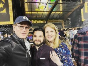 Samm Levine Instagram - 30. That’s how many times I’ve seen the incomparable @EltonJohn perform live. And last night was epic. From the theatrics to the outfits to @caryelwes being our concert date. Thank you, Sir Elton, for the lifetime of amazing music ♥️