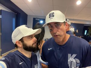 Samm Levine Instagram - After three long years, @BigSlickKC is back, baby!! We’re all dressed up and ready for a little softball in this charming and reliable Kansas City heat and humidity! #JewSweat #BigSlickKC