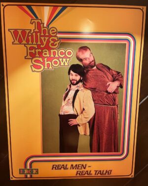 Samm Levine Instagram - Not that you needed any other reasons to be watching @minxonmax, but here are two more: Meet Willy & Franco. The biggest douches on the airwaves back in ‘71. Catch them on a brand new episode dropping today on @hbomax!
.
Thanks to @ellenrapoport for creating this amazing universe and letting me be a part of it. My chest hair has never felt so free. #MinxOnMax #RealMenRealTalk